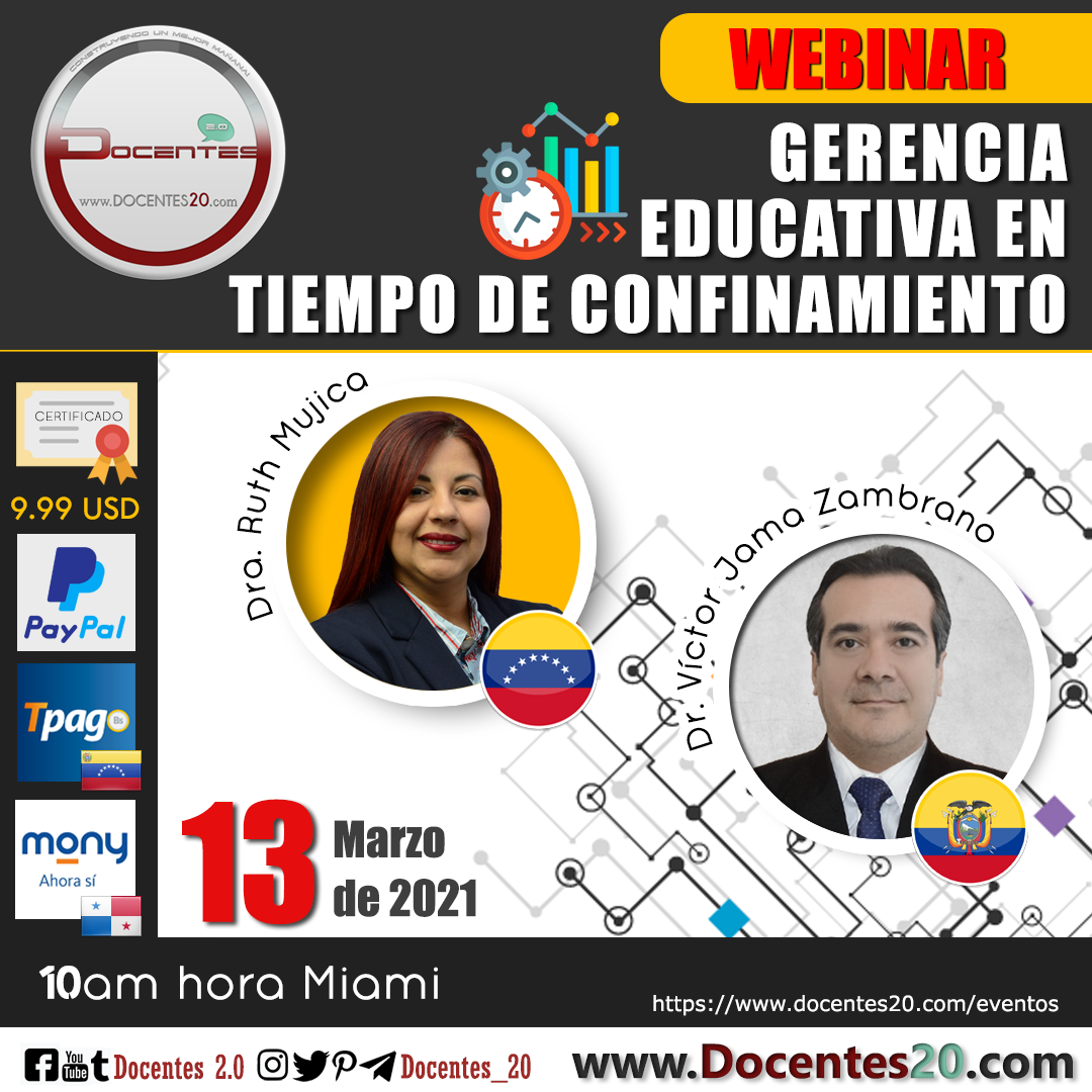 WEBINAR: GERENCIA EDUCATIVA EN TIEMPO DE CONFINAMIENTO