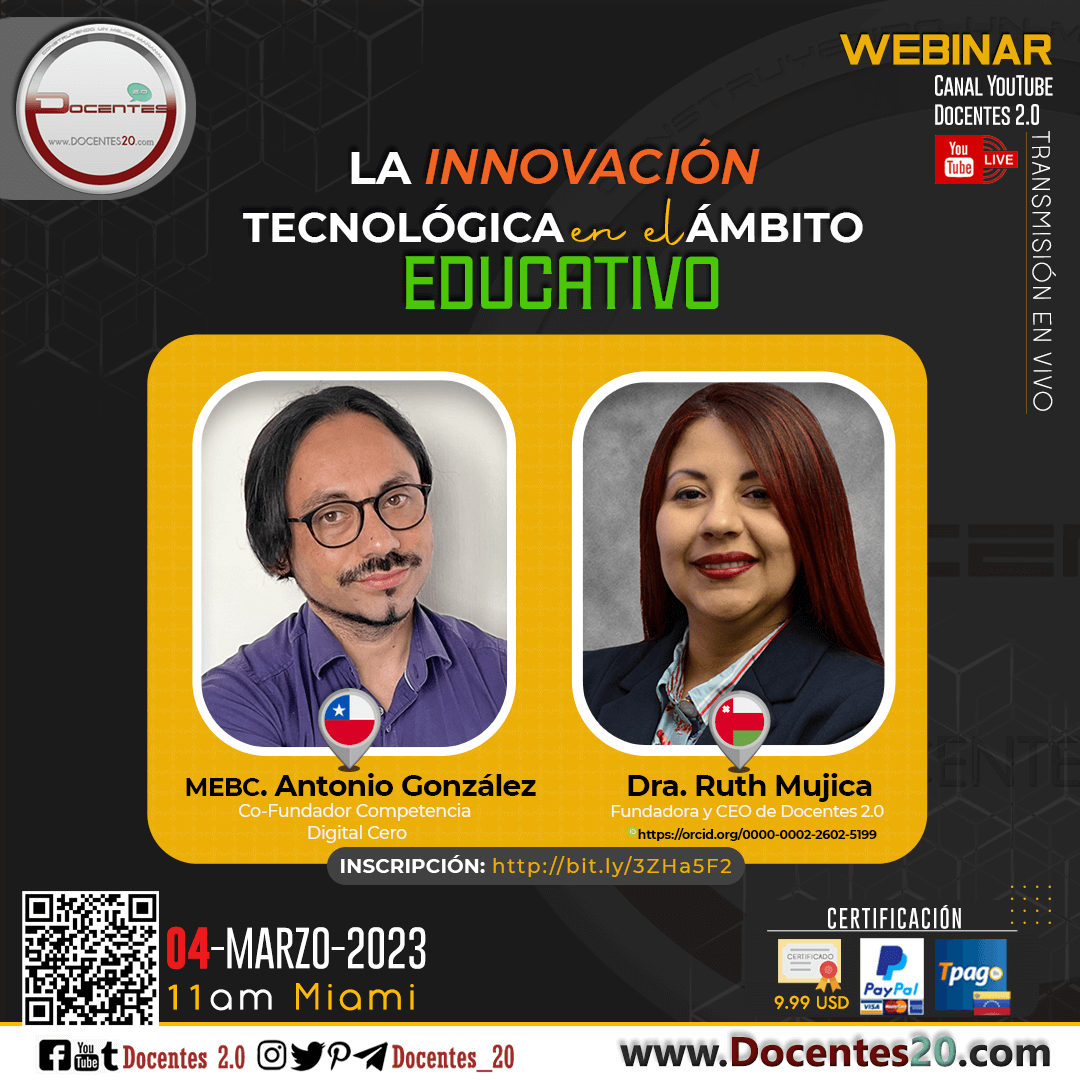 WEBINAR:LA INNOVACIÓN TECNOLÓGICA EN EL ÁMBITO EDUCATIVO