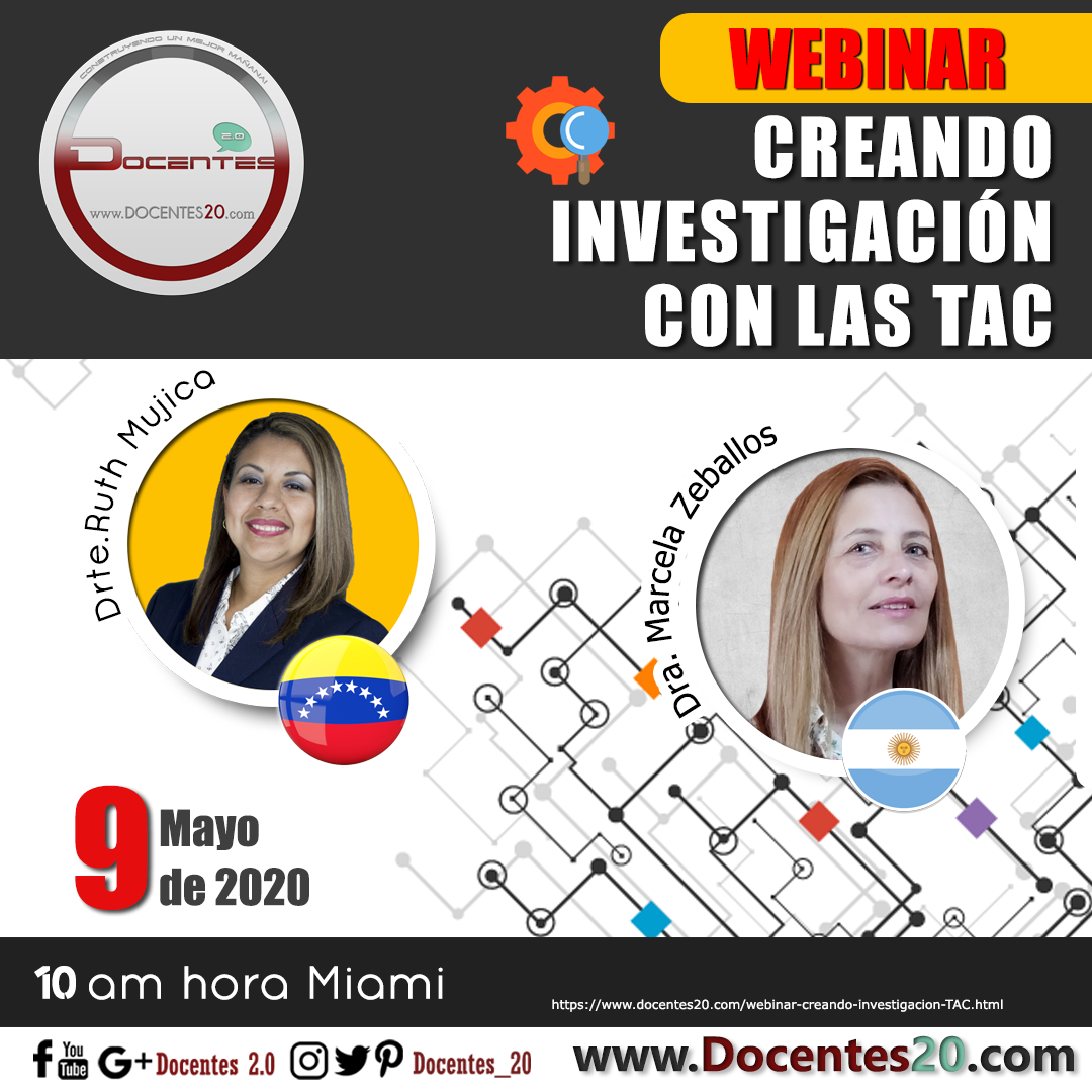 WEBINAR:"CREANDO INVESTIGACIÓN CON LAS TAC"